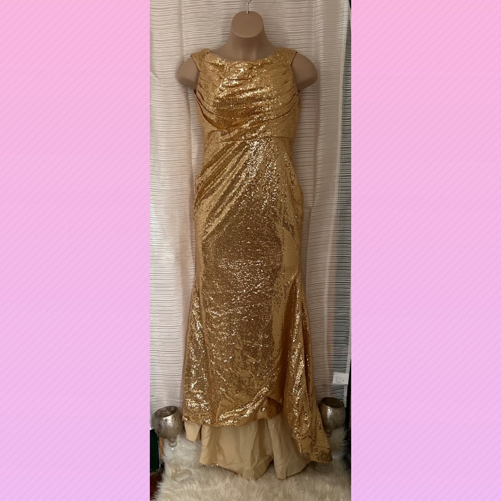 Bridesmaid Dress Sequin Mermaid Off the Shoulder